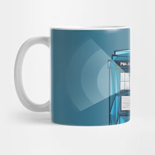 "Home is where the Tardis is" Mug